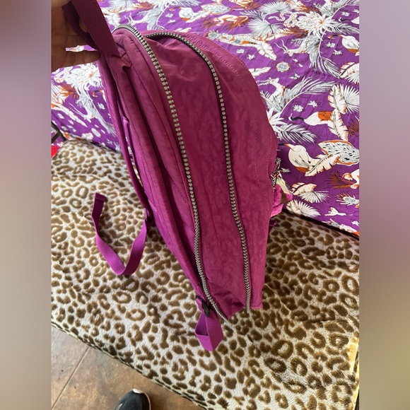 NEW KIPLING RIDGE ZIPTOP BACKPACK - COOL PURPLE NWT Hiking School Travel BP2128 - Picture 6 of 7